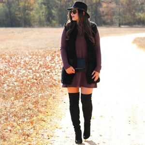 Love Tree Soft Faux Fur Hooded Vest